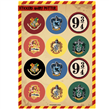 Stickers plancha Harry Potter redondas 12s 1u